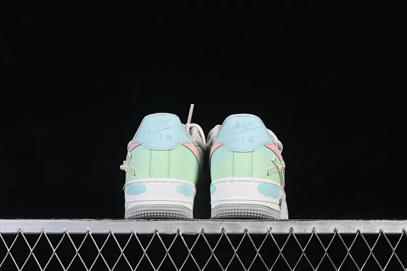 All categories Nk Air Force 1 Air Force series Nk Air Force 1 Low Air Force low top Nike Air Force 1'07 Low "Pink Cherry & Mint" Hand-painted graffiti Pink Cherry Mint Air Force One customized sneakers FB1839-818